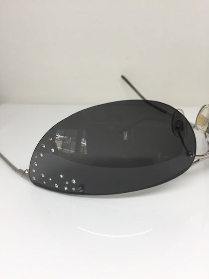 Vintage Dior CD Dior Extase Strass Silver Sunglasses - Super Vision Optical