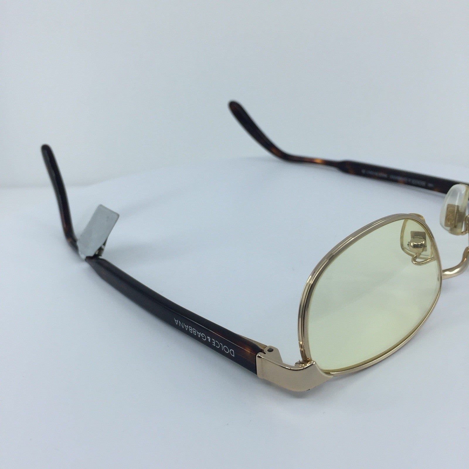 Vintage Dolce & Gabbana DG 106 Gold Sunglasses - Super Vision Optical