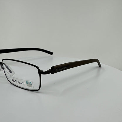 Vintage Tag Heuer TH 8005 Brown Eyeglasses - Super Vision Optical