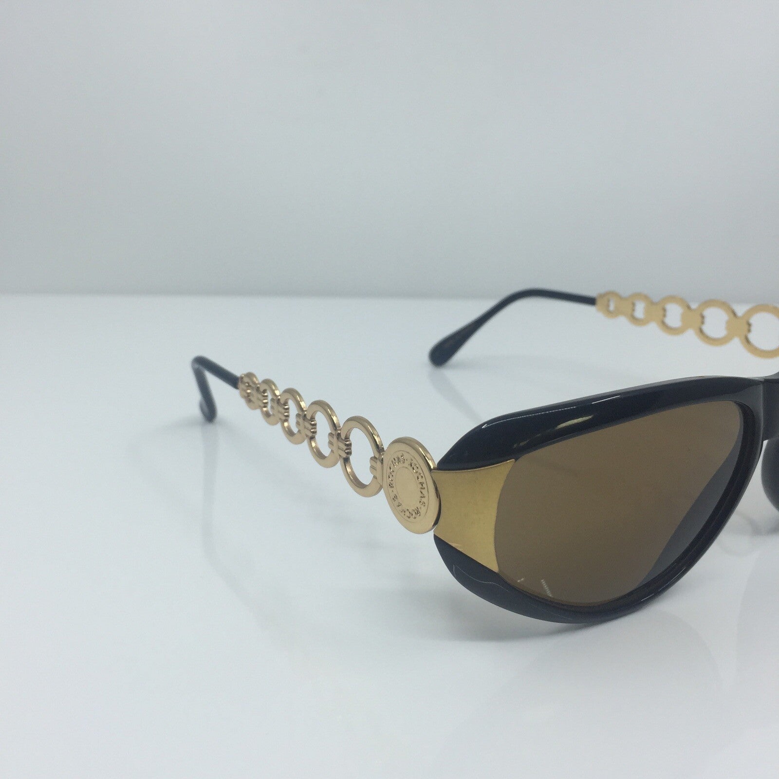 Vintage Rochas Paris ROCHAS PARIS 9004 Gold Sunglasses - Super Vision Optical