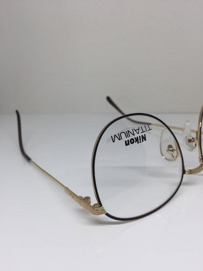 Vintage Nikon NK 4317 Gold Eyeglasses - Super Vision Optical