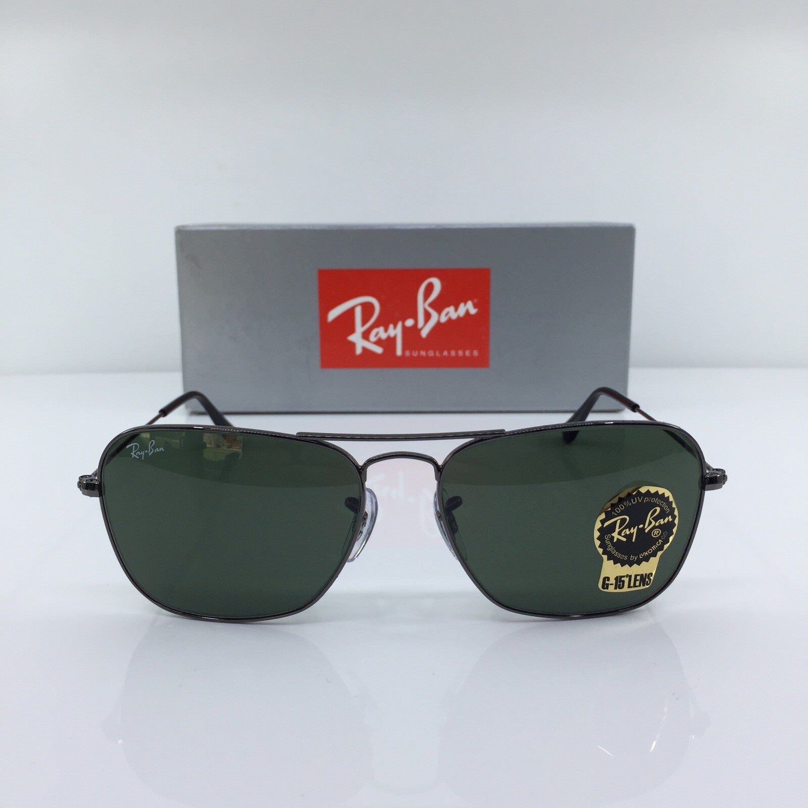 Vintage Ray-Ban RB3136 004 55-15 Gunmetal Sunglasses - Super Vision Optical