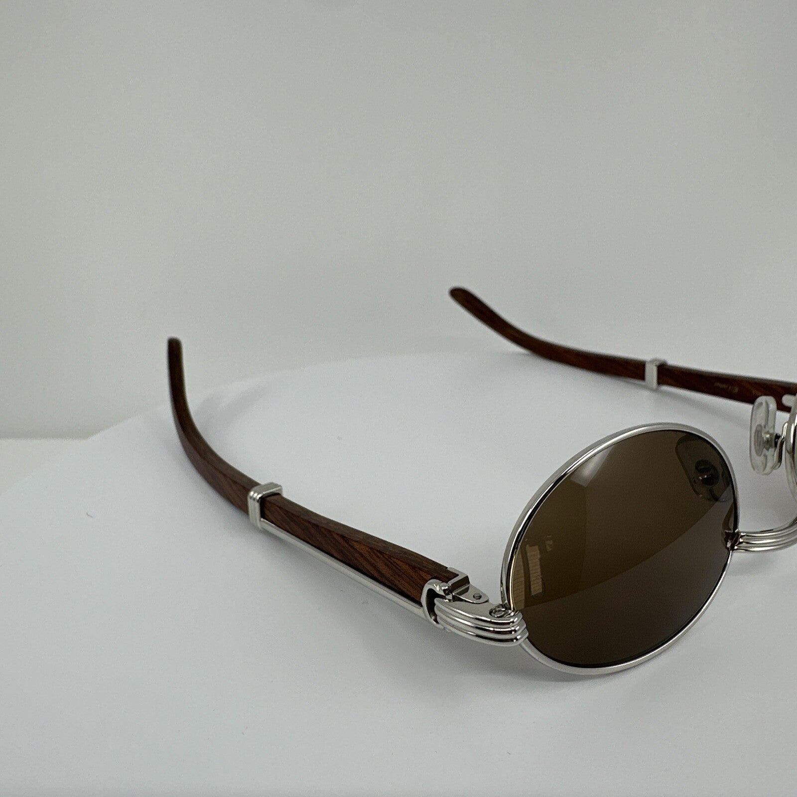 Vintage Cartier Cartier Sully Silver Sunglasses - Super Vision Optical