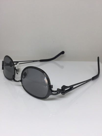Vintage Jean Paul Gaultier JPG 56-0004 Gunmetal Sunglasses - Super Vision Optical