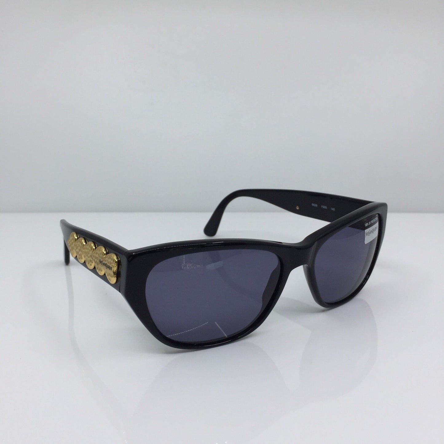 Vintage Saint Laurent YSL 6529 Gold Sunglasses - Super Vision Optical