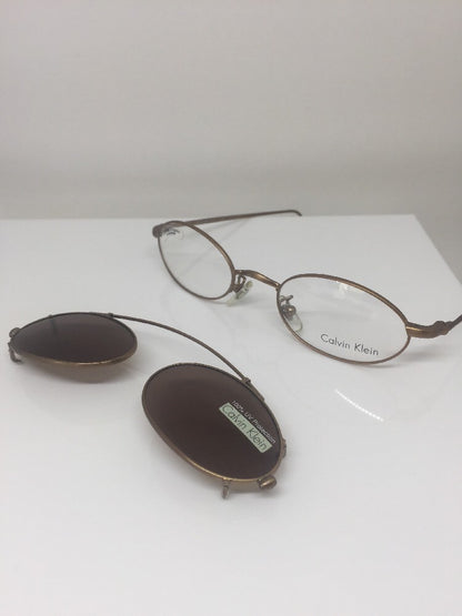 Vintage Calvin Klein CK 149 Gold Sunglasses - Super Vision Optical