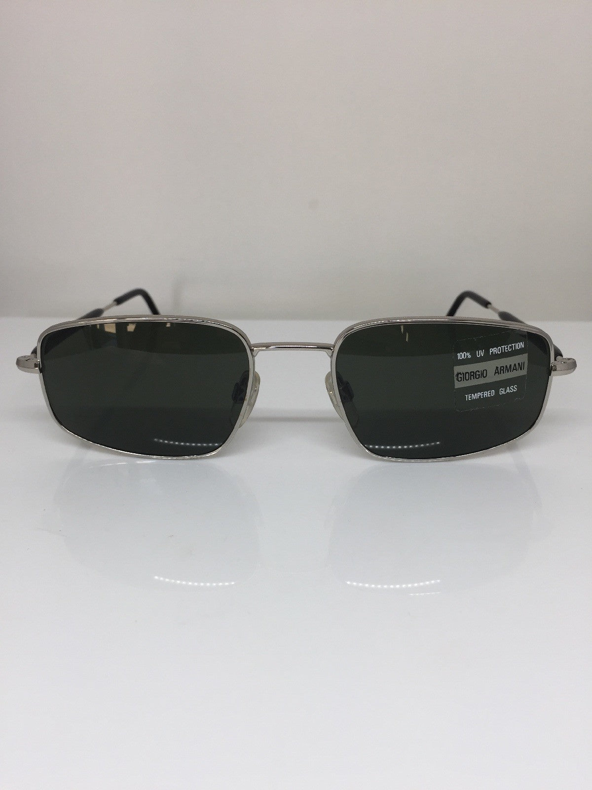 Vintage Giorgio Armani GA 637 Silver Sunglasses - Super Vision Optical