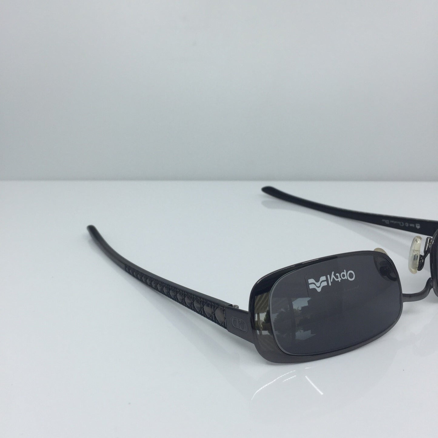 Vintage Christian Dior CD Fitting Gunmetal Sunglasses - Super Vision Optical