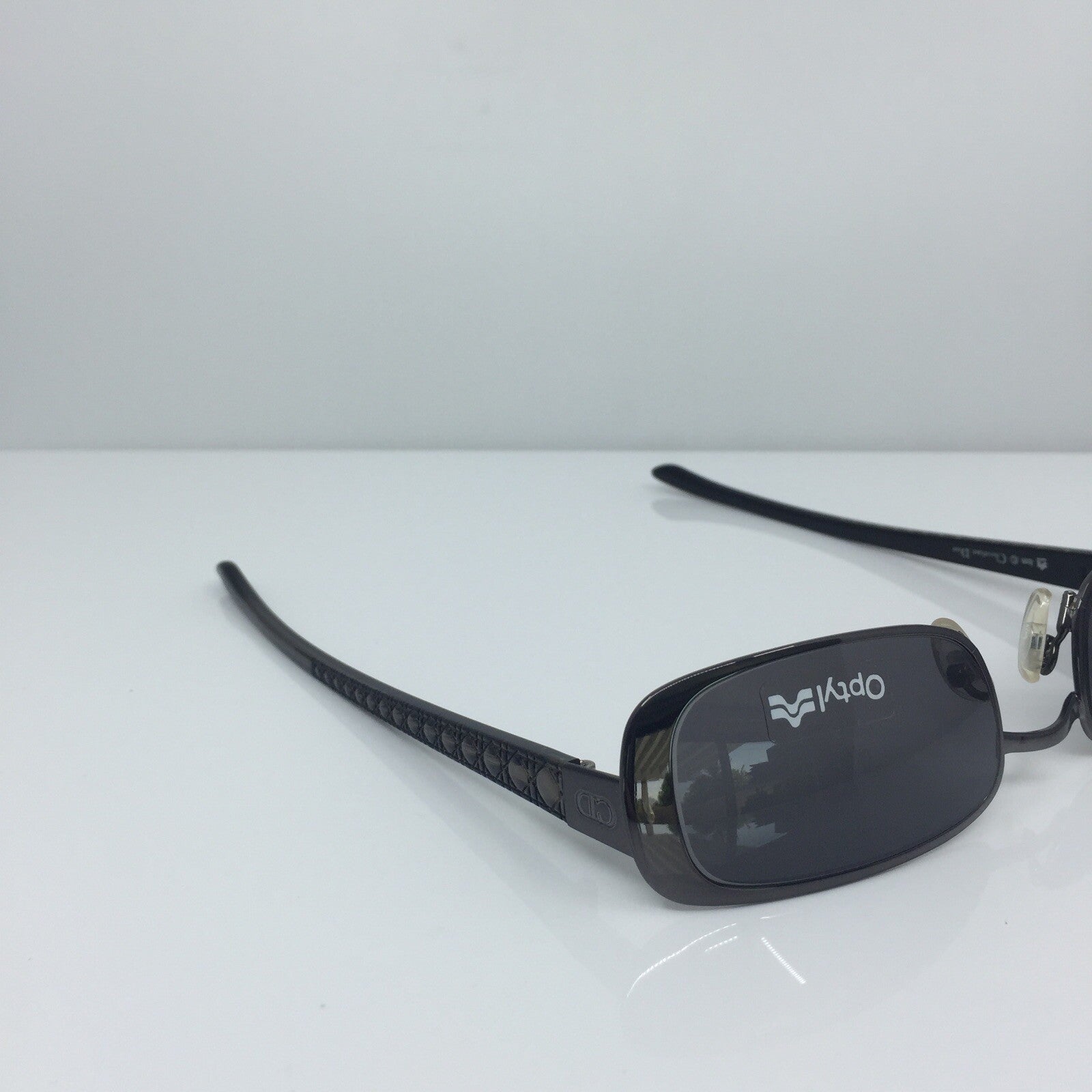Vintage Christian Dior CD Fitting Gunmetal Sunglasses - Super Vision Optical