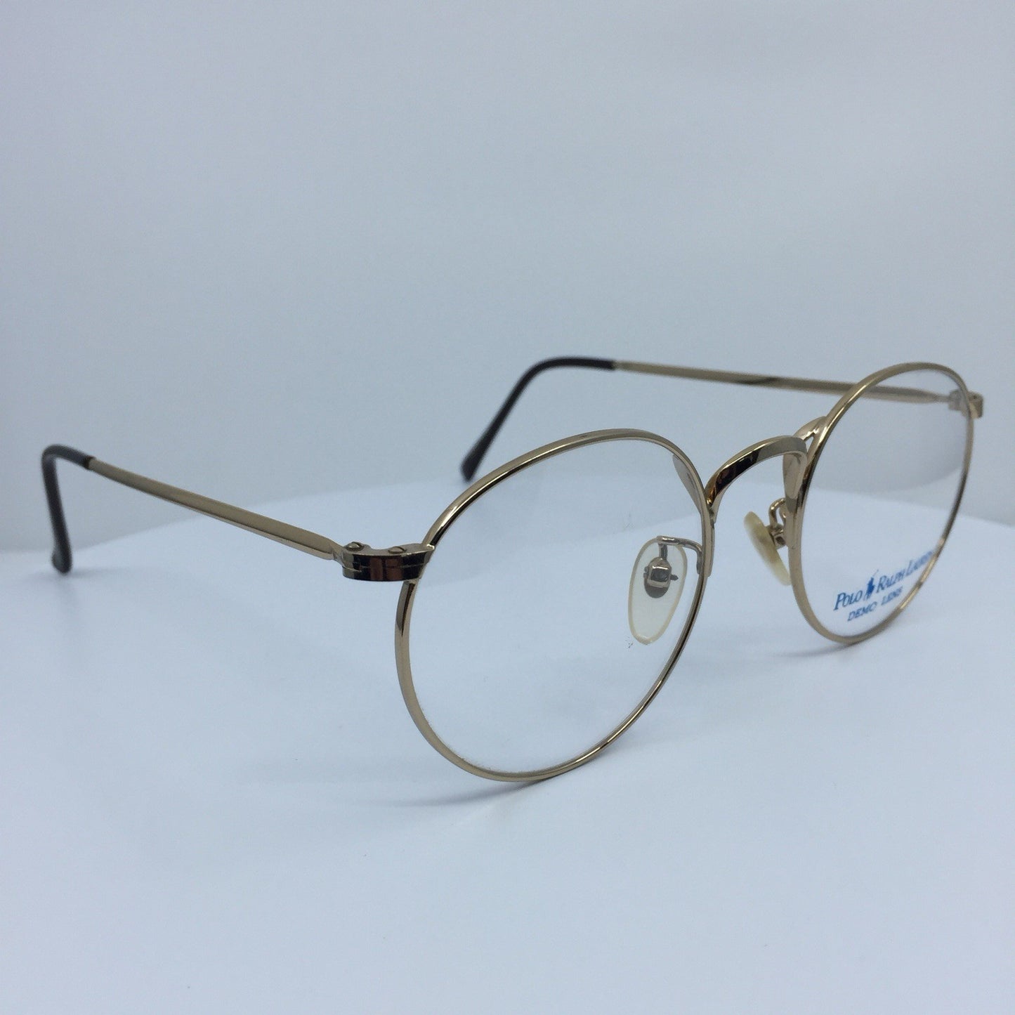 Vintage Ralph Lauren Polo Classic XXV By Ralph Lauren Gold Eyeglasses - Super Vision Optical