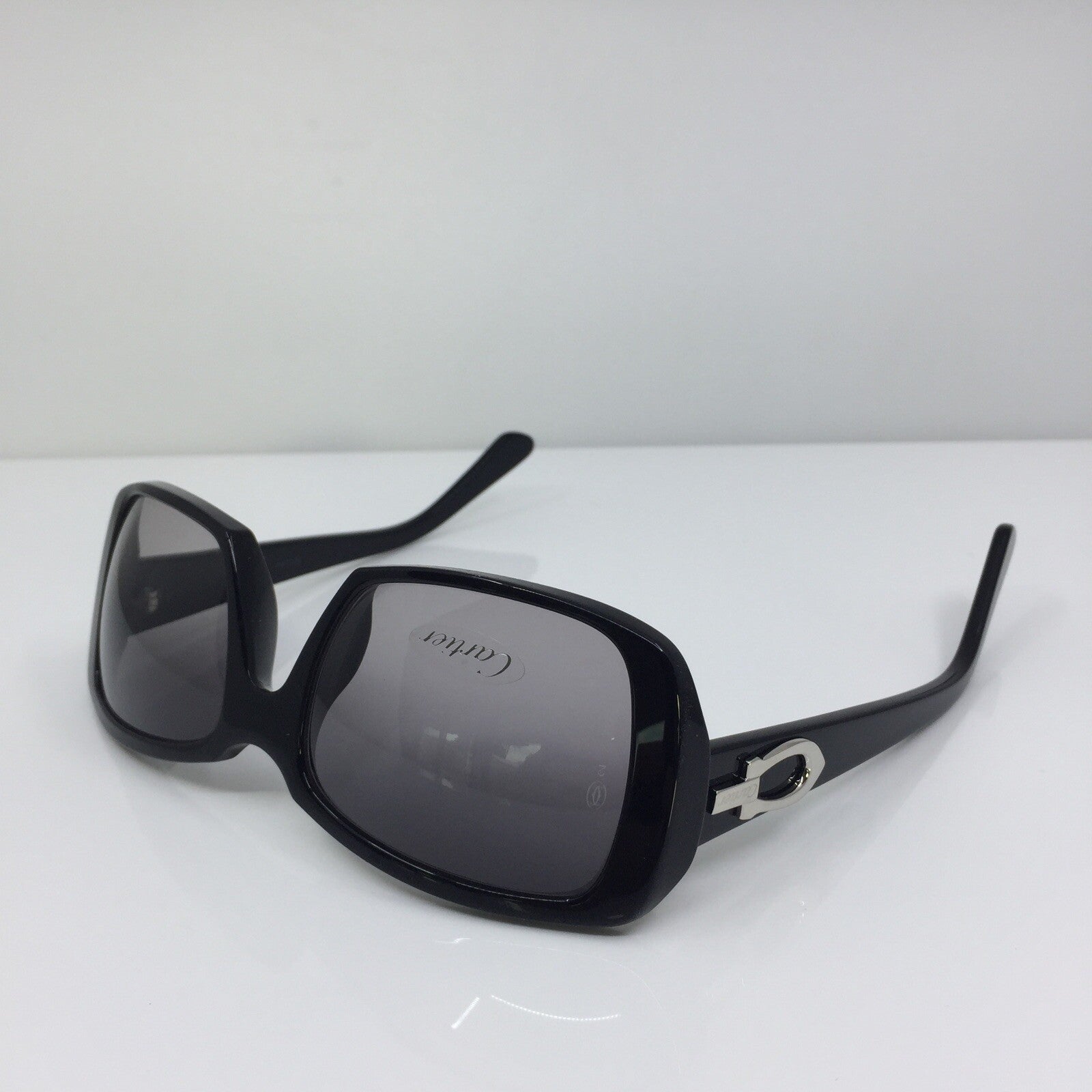 Vintage Cartier T8200608 Black Sunglasses - Super Vision Optical