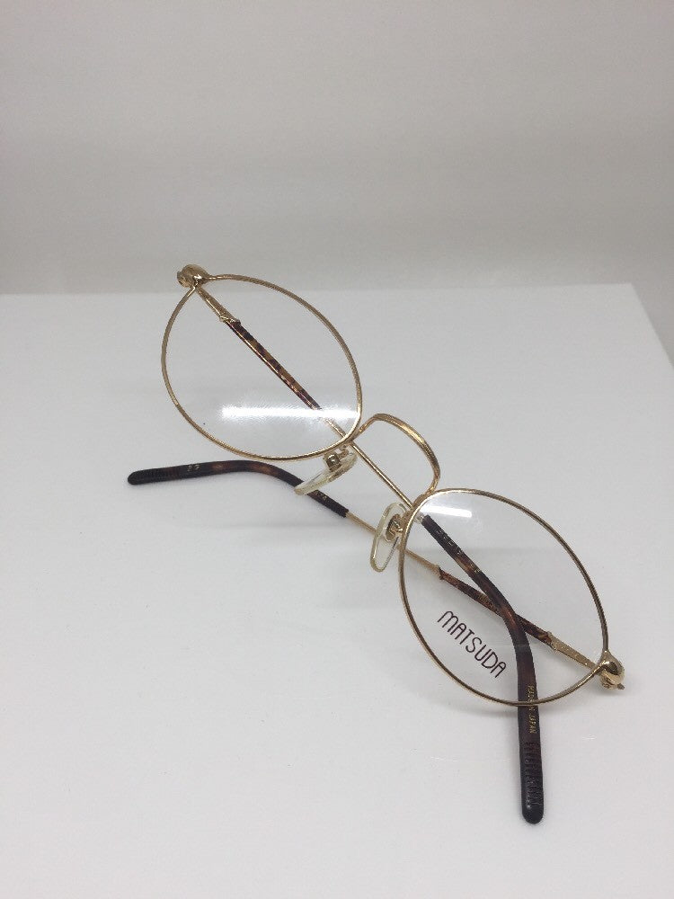 Vintage Matsuda 2874 Gold Eyeglasses - Super Vision Optical