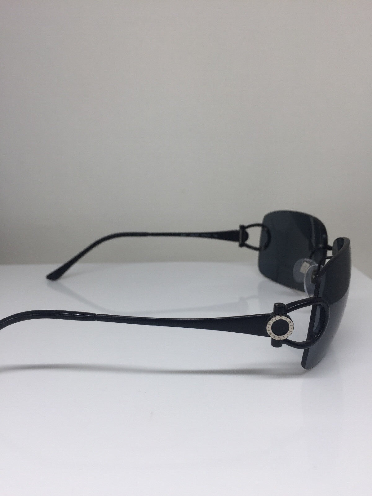 Vintage Bvlgari BVL 641 Black Sunglasses - Super Vision Optical