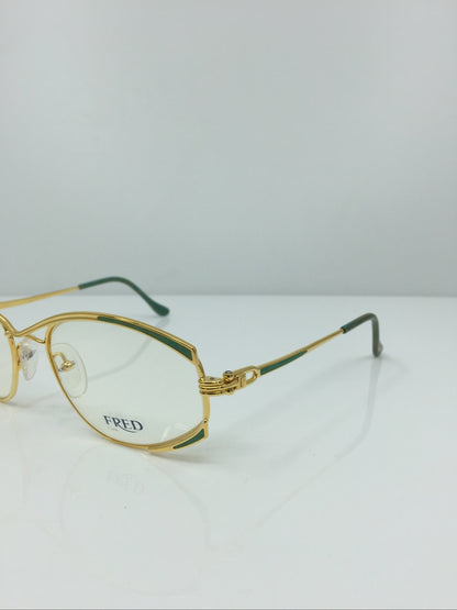 Vintage FRED Lunettes Paris Joyau Gold Sunglasses - Super Vision Optical