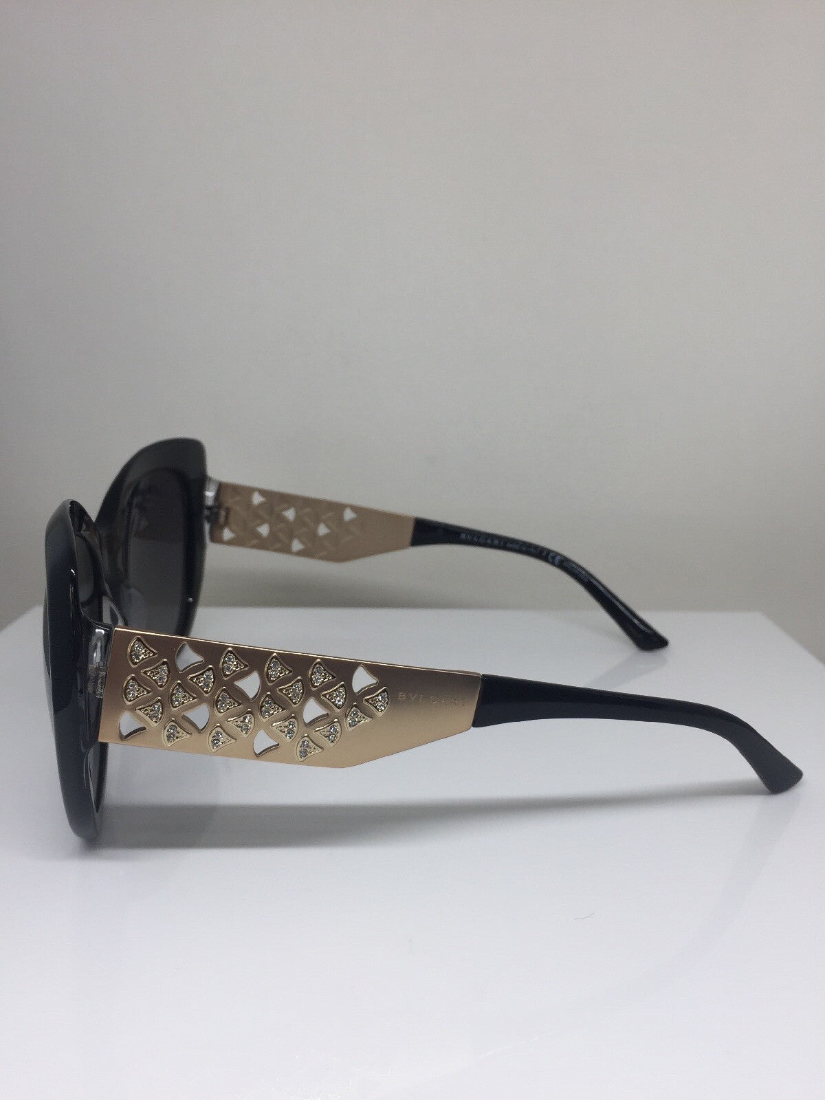 Vintage Bvlgari Bvlgari 8198-B Black Sunglasses - Super Vision Optical