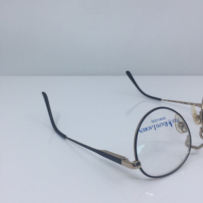 Vintage Ralph Lauren Polo Prep 80 Black Eyeglasses - Super Vision Optical