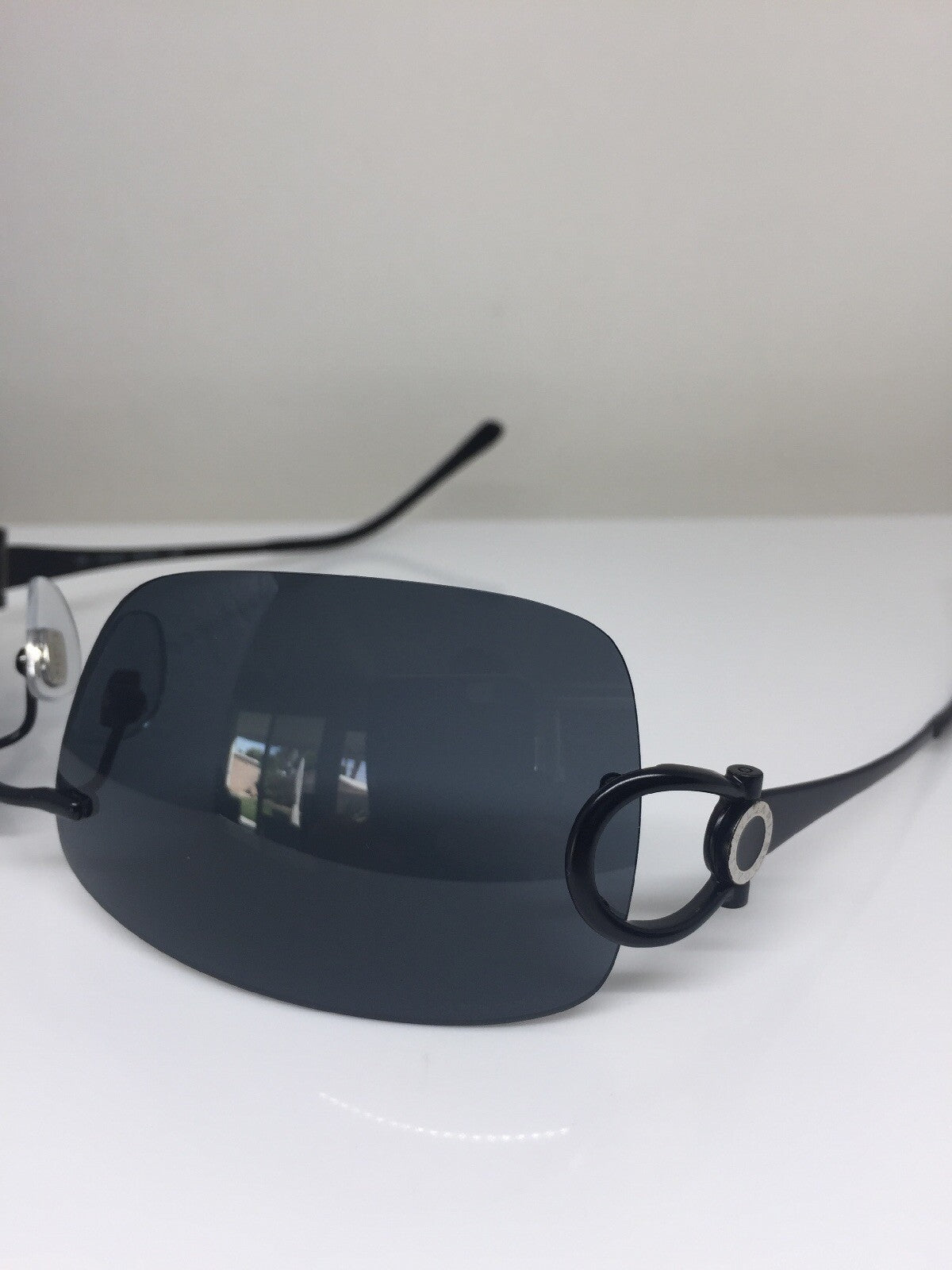 Vintage Bvlgari BVL 641 Black Sunglasses - Super Vision Optical