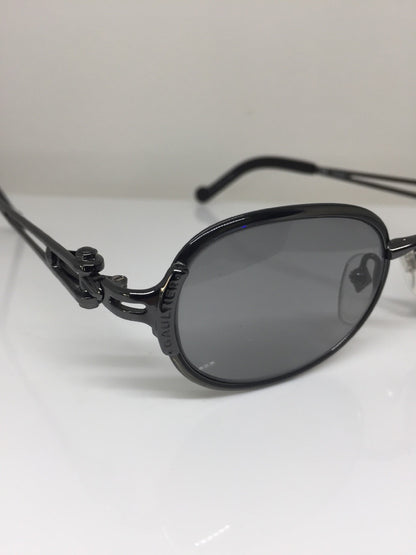 Vintage Jean Paul Gaultier JPG 56-0004 Gunmetal Sunglasses - Super Vision Optical