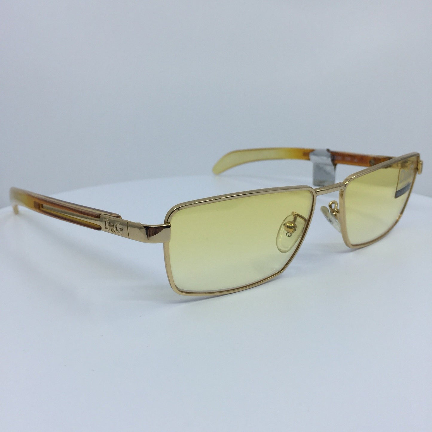 Vintage Dolce & Gabbana DG 2050 Gold Sunglasses - Super Vision Optical