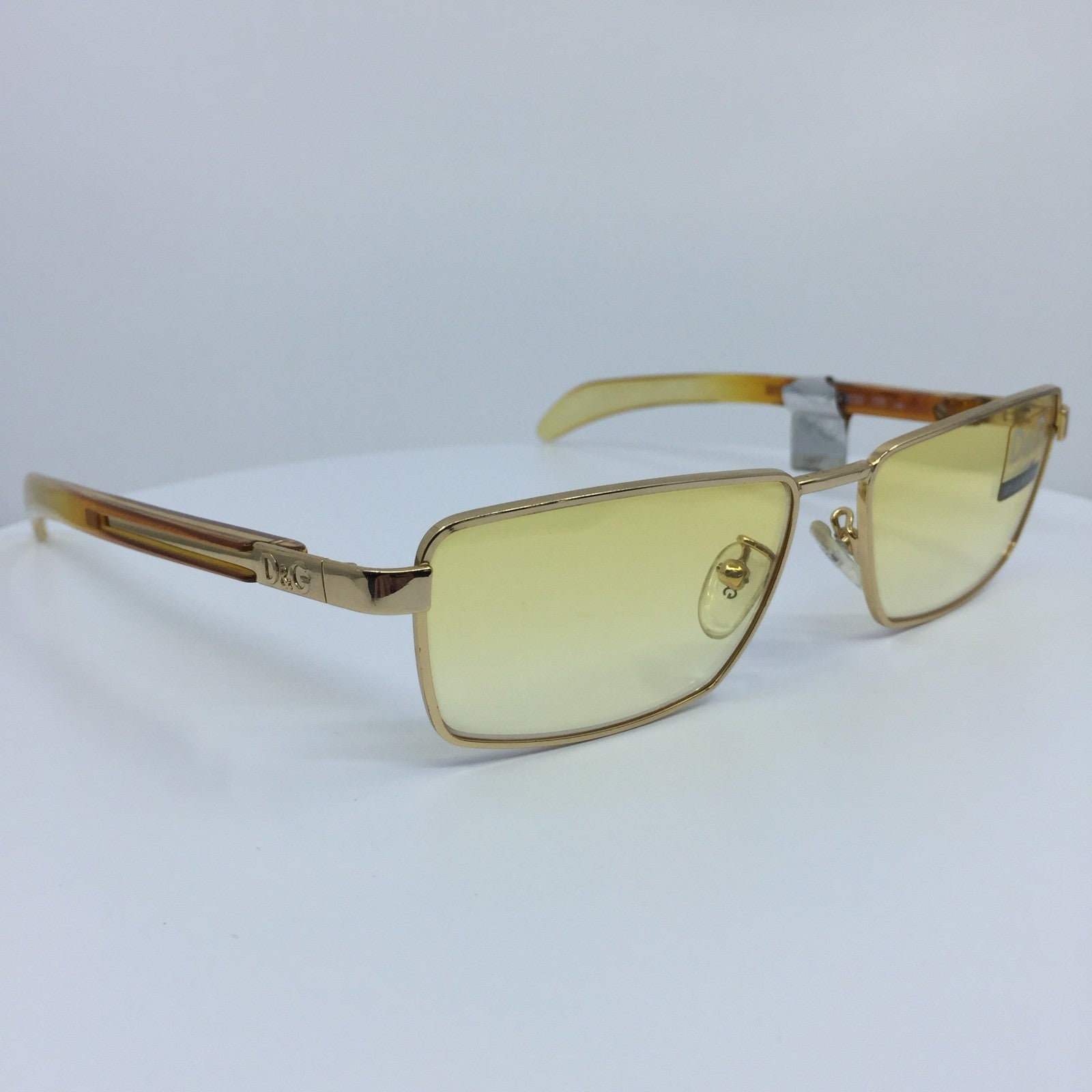 Vintage Dolce & Gabbana DG 2050 Gold Sunglasses - Super Vision Optical