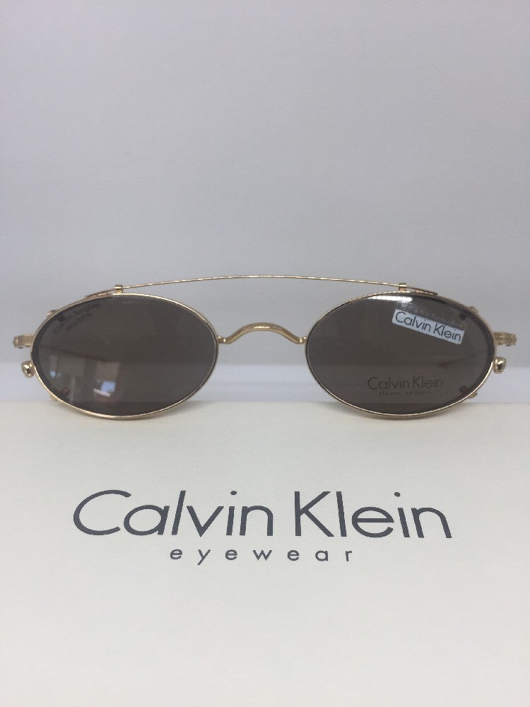 Vintage Calvin Klein Classic Edition C5 Gold Sunglasses - Super Vision Optical