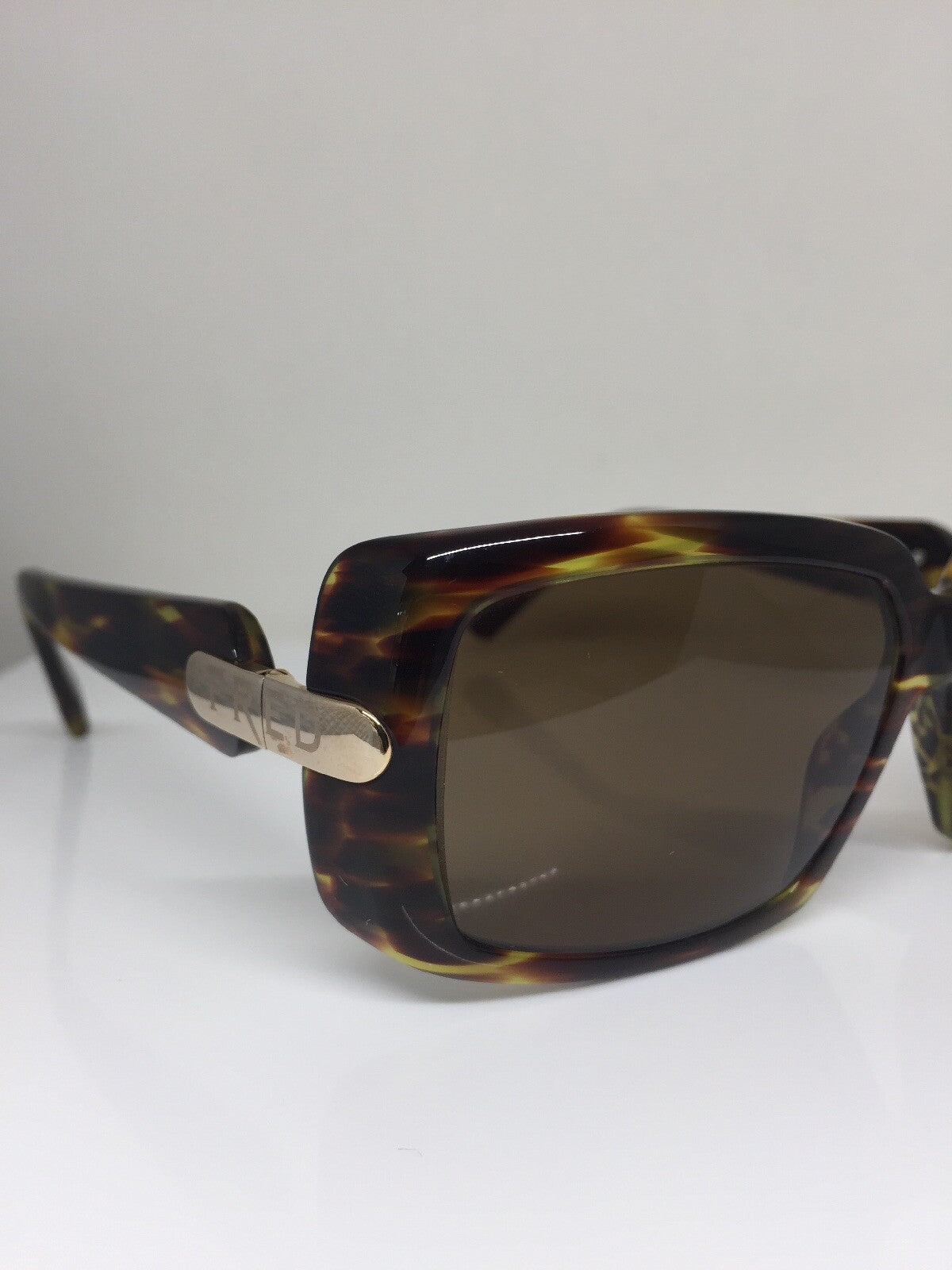 Vintage Fred Lunettes Marie Galante C3 Brown Sunglasses - Super Vision Optical
