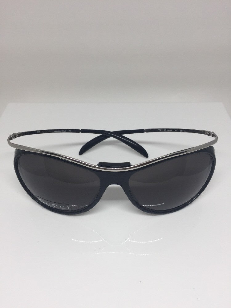 Vintage Gucci GG 2485/S Silver Sunglasses - Super Vision Optical