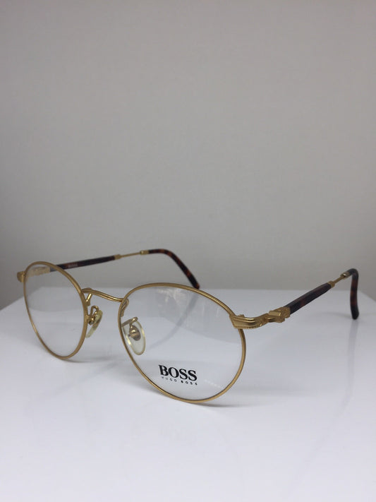 Vintage Hugo Boss HB 5138 Gold Sunglasses - Super Vision Optical