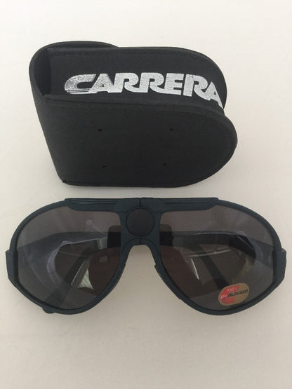Vintage Carrera Carrera 5586 Folding Kevlar Black Sunglasses - Super Vision Optical