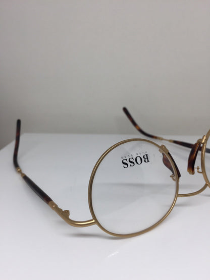 Vintage Hugo Boss HB 4707 Gold Sunglasses - Super Vision Optical