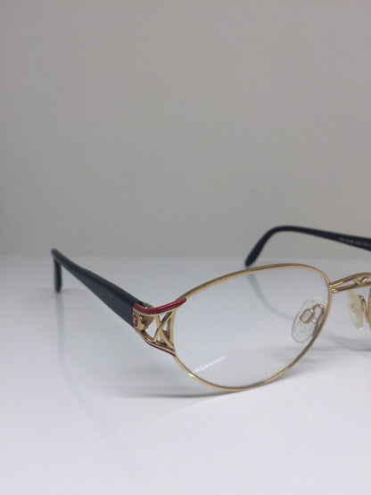 Vintage Paloma Picasso PALOMA PICASSO 8408 Gold Sunglasses - Super Vision Optical