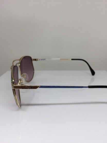 Vintage Fila Sport FILA 8805 Gold Sunglasses - Super Vision Optical