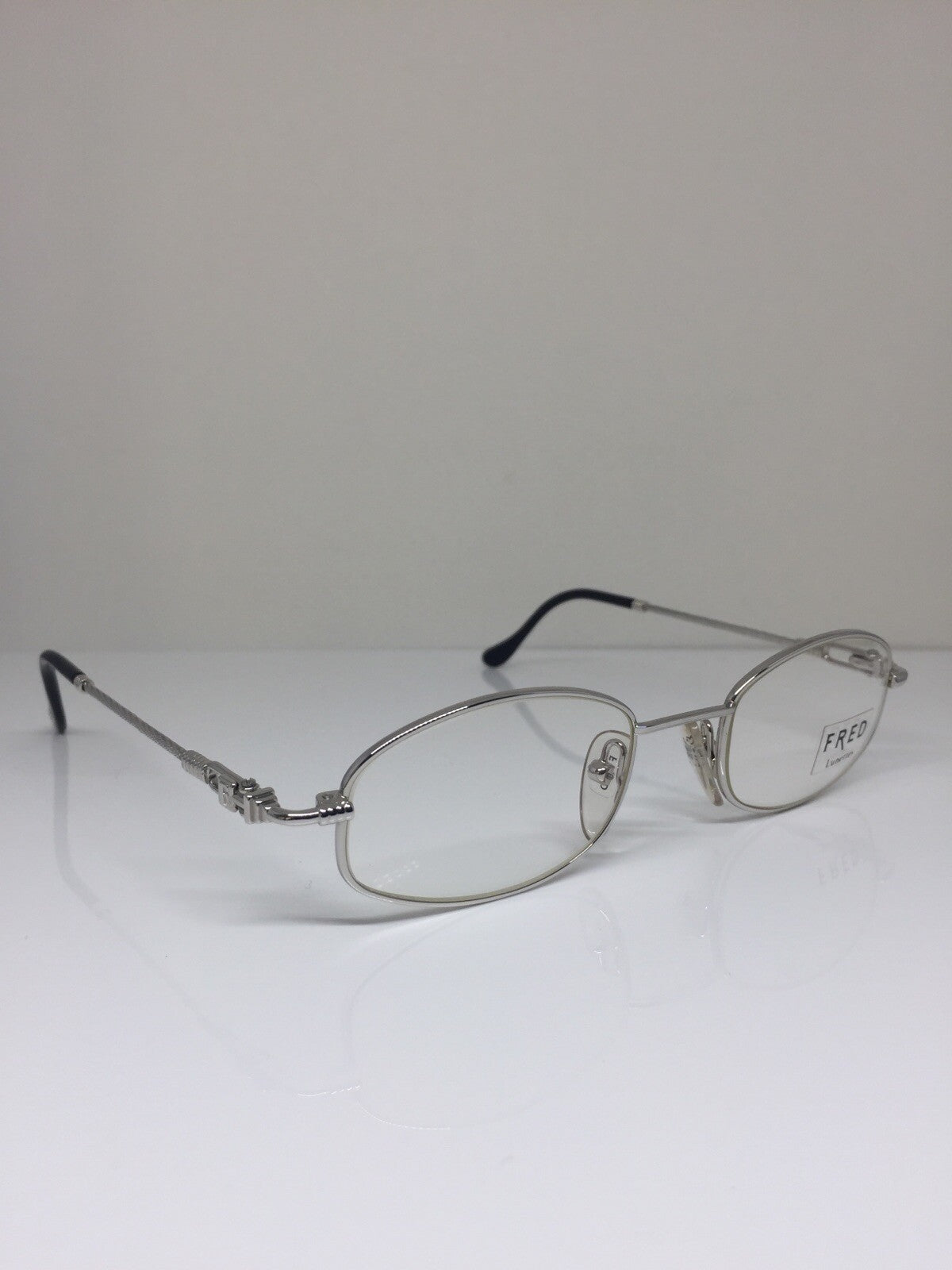 Vintage Fred Lunettes Seychelles Silver Eyeglasses - Super Vision Optical
