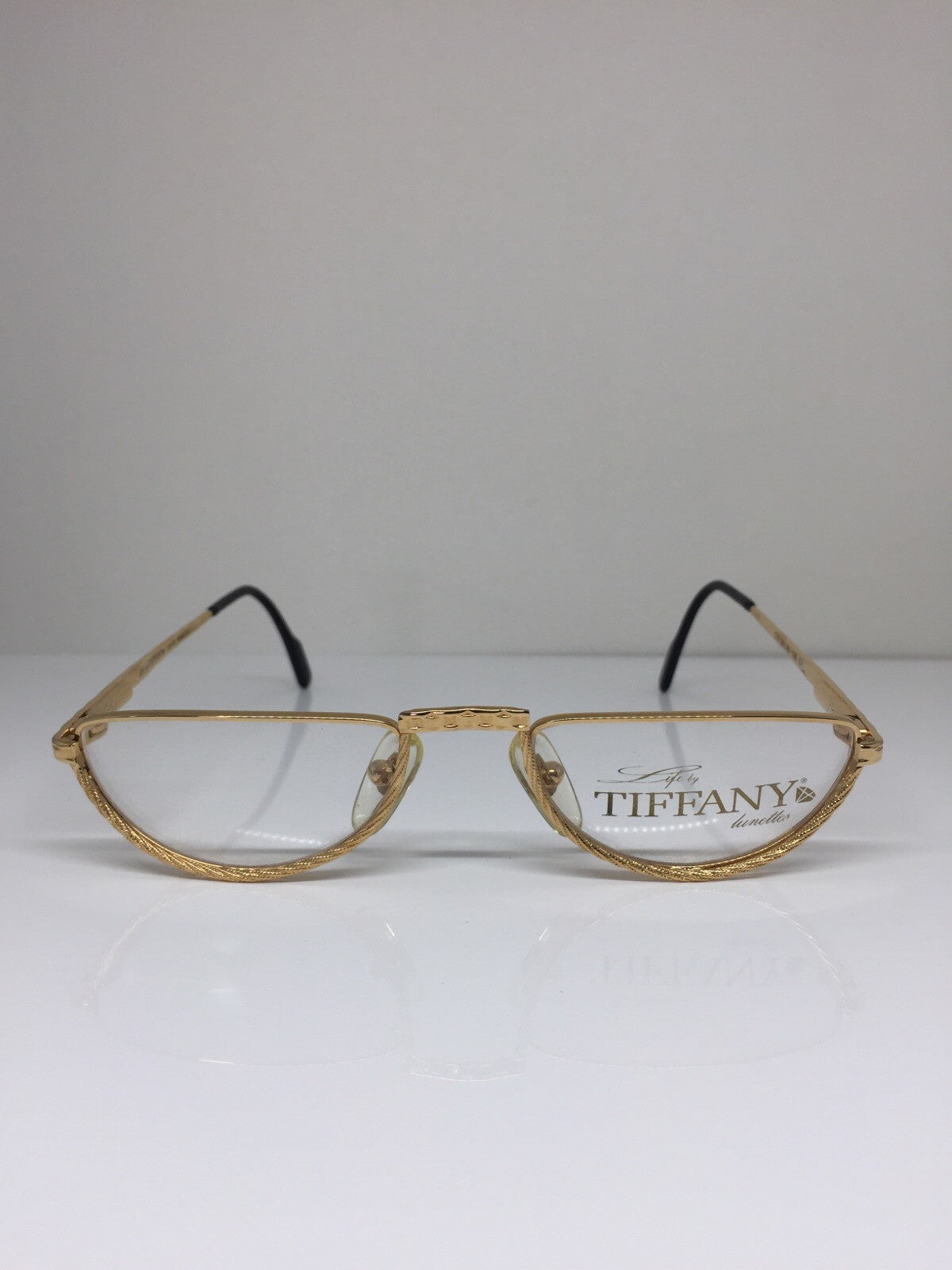 Vintage Tiffany Lunettes Tiffany Lunettes T77 Gold Sunglasses - Super Vision Optical