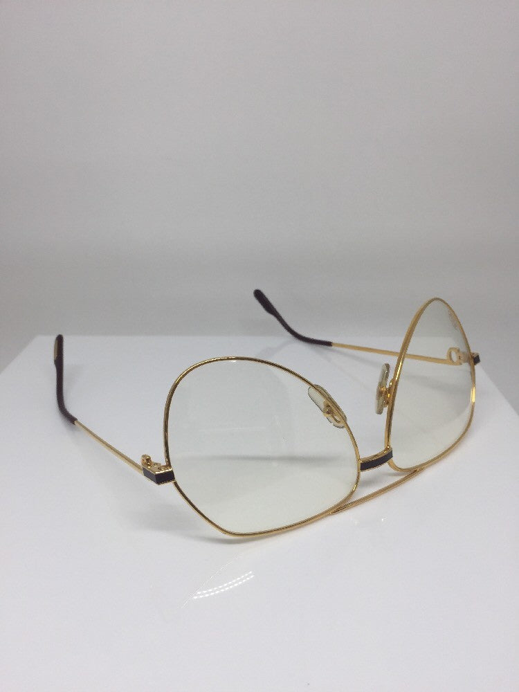 Vintage Cartier Cartier Vendome Laque Bordeaux Gold Sunglasses - Super Vision Optical