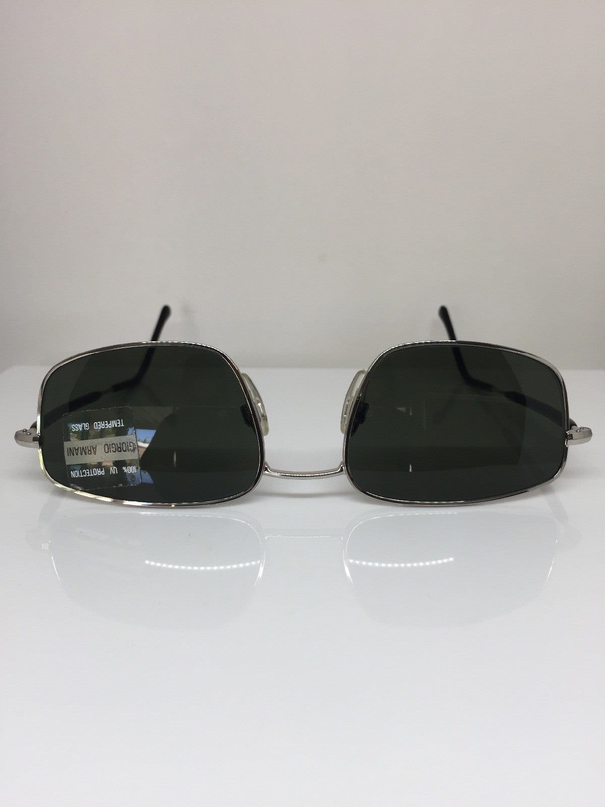 Vintage Giorgio Armani GA 637 Silver Sunglasses - Super Vision Optical