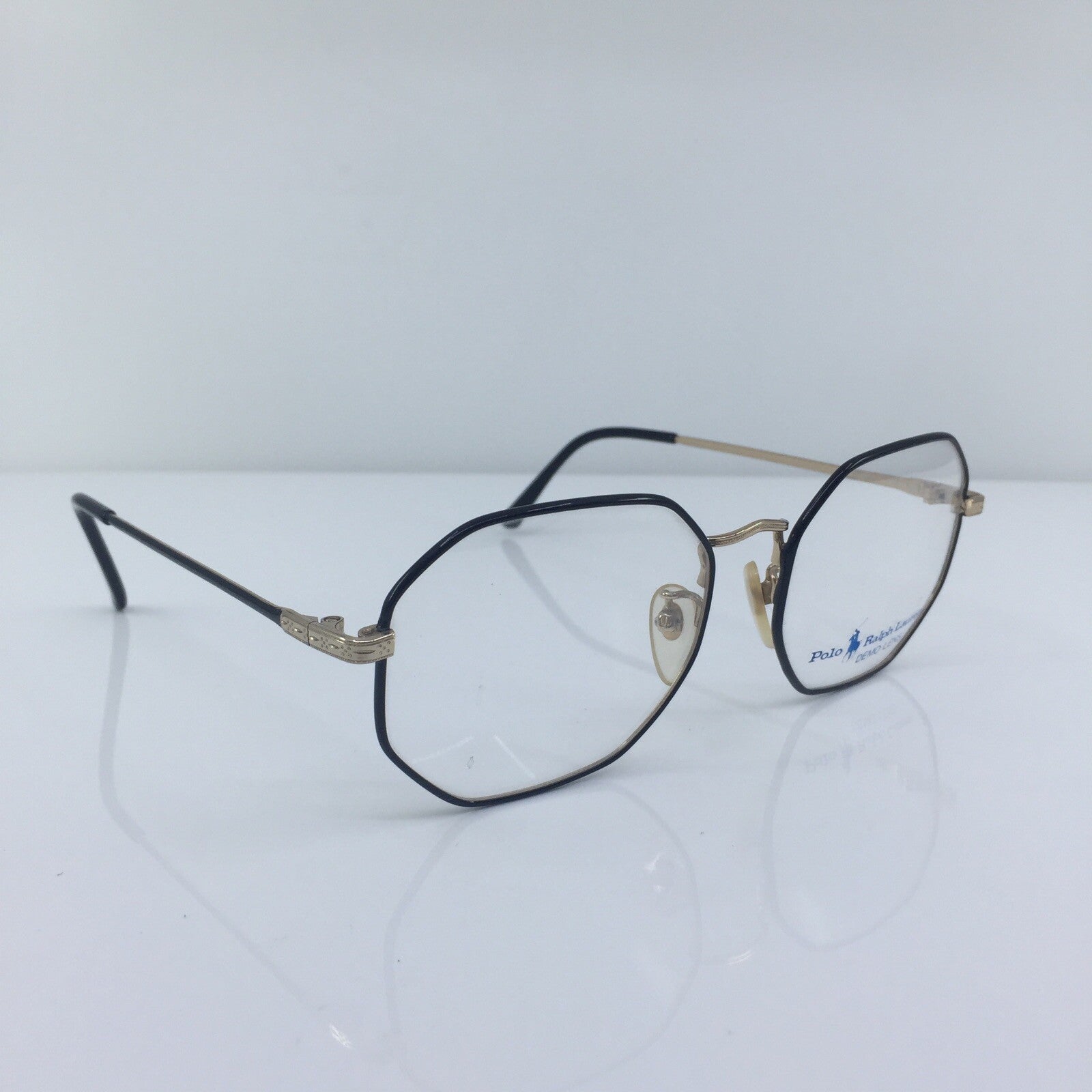 Vintage Ralph Lauren Polo Classic VII Black Eyeglasses - Super Vision Optical