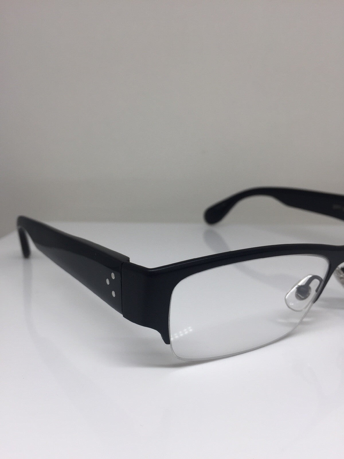 Vintage Blinde By Richard Walker Goin, Goin, Gone Black Eyeglasses - Super Vision Optical