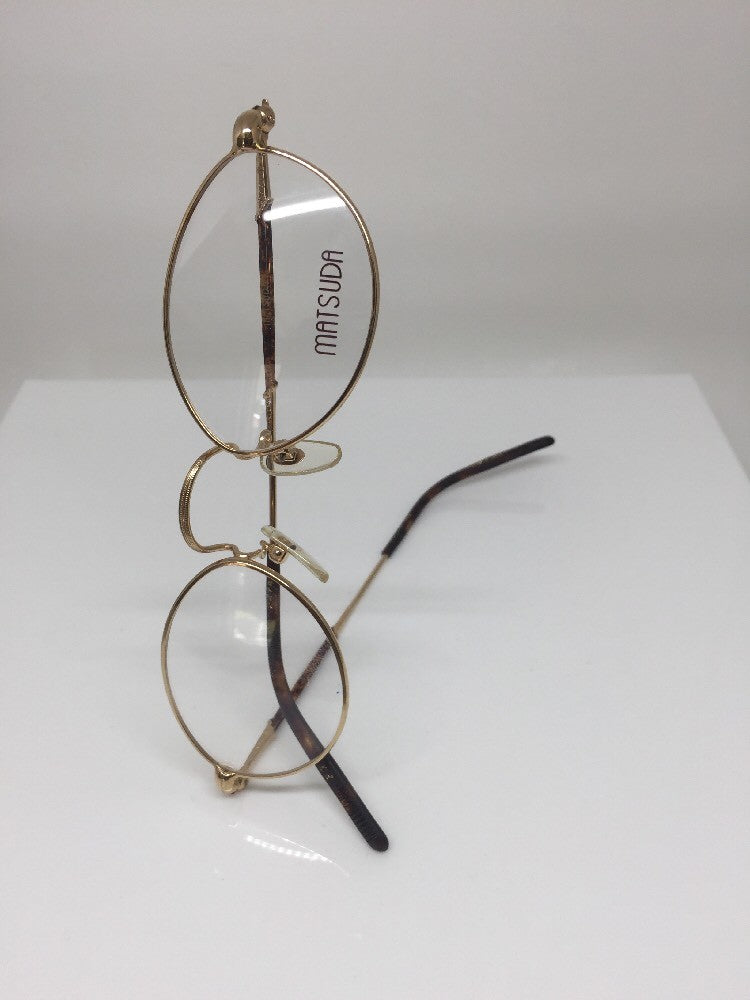 Vintage Matsuda 2874 Gold Eyeglasses - Super Vision Optical