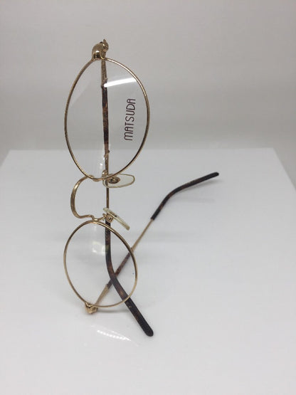 Vintage Matsuda 2874 Gold Eyeglasses - Super Vision Optical