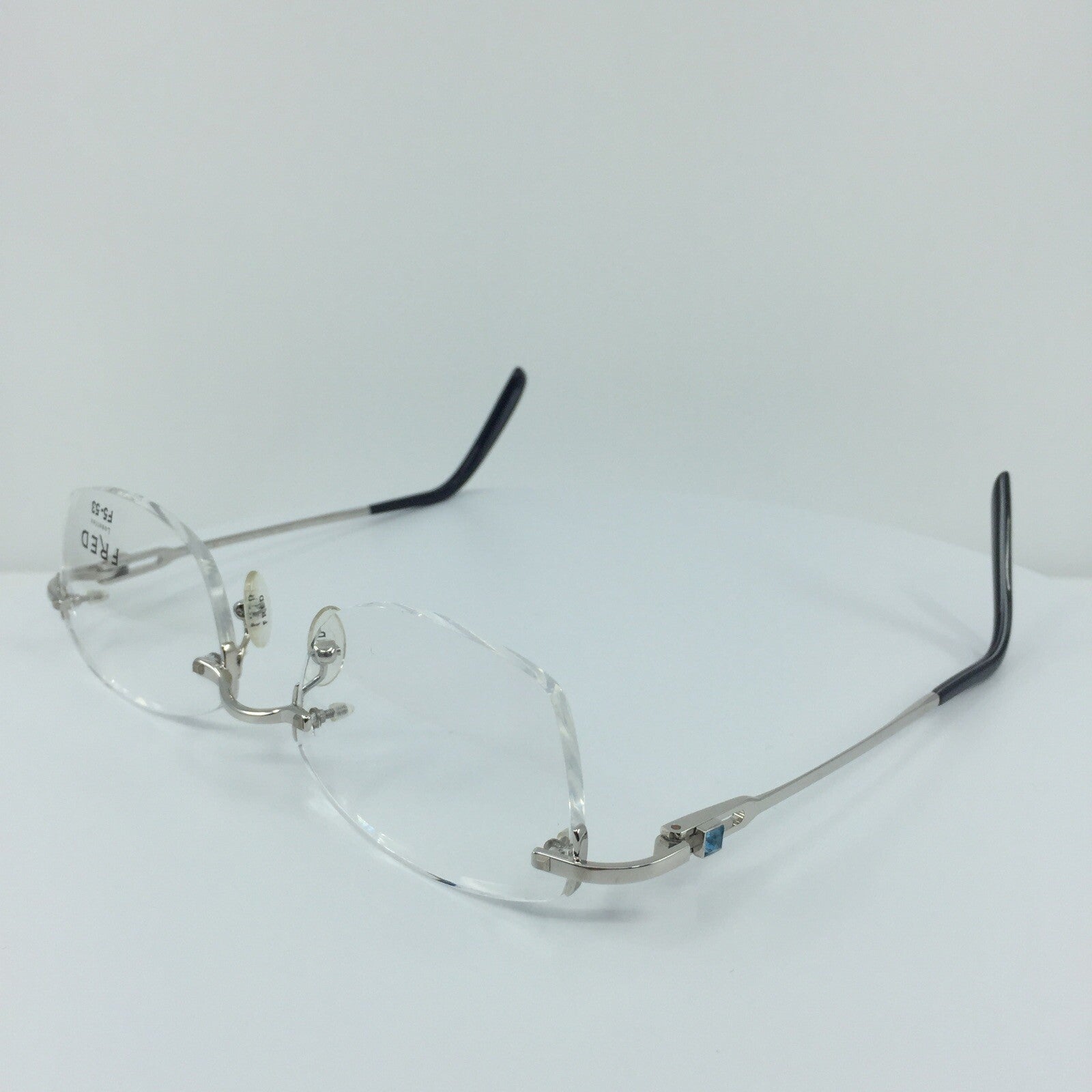 Vintage Fred Lunettes Alaska Prestige F5 Silver Eyeglasses - Super Vision Optical