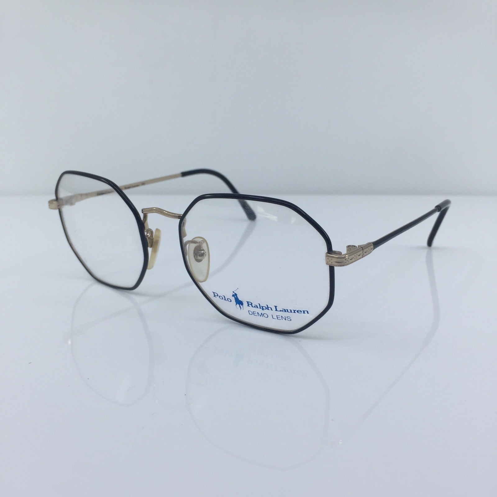 Vintage Ralph Lauren Polo Classic VII Black Eyeglasses - Super Vision Optical