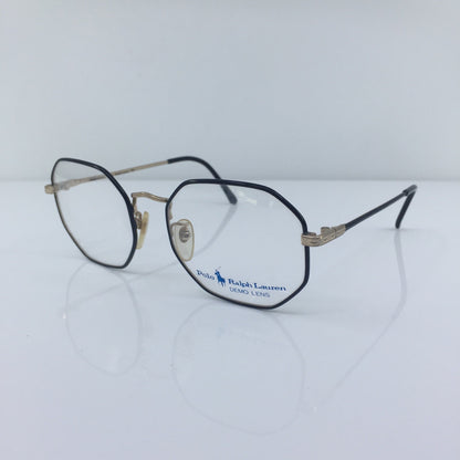 Vintage Ralph Lauren Polo Classic VII Black Eyeglasses - Super Vision Optical