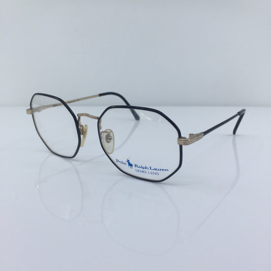 Vintage Ralph Lauren Polo Classic VII Black Eyeglasses - Super Vision Optical