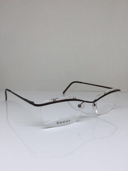 Vintage Gucci GG 1654 Brown Eyeglasses - Super Vision Optical