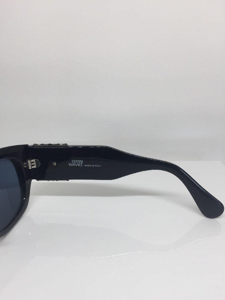 Vintage Versace 413/H Black Sunglasses - Super Vision Optical