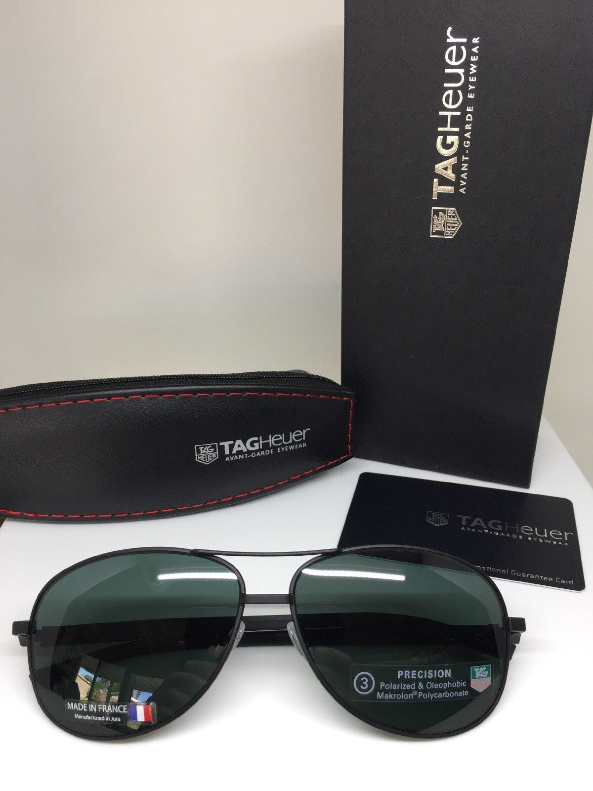 Vintage Tag Heuer TH 0884 Black Sunglasses - Super Vision Optical