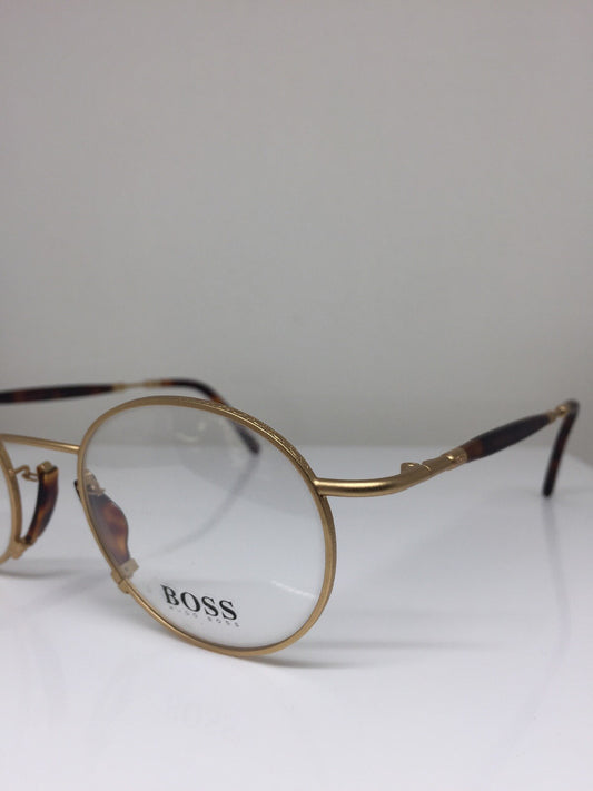Vintage Hugo Boss HB 4707 Gold Sunglasses - Super Vision Optical