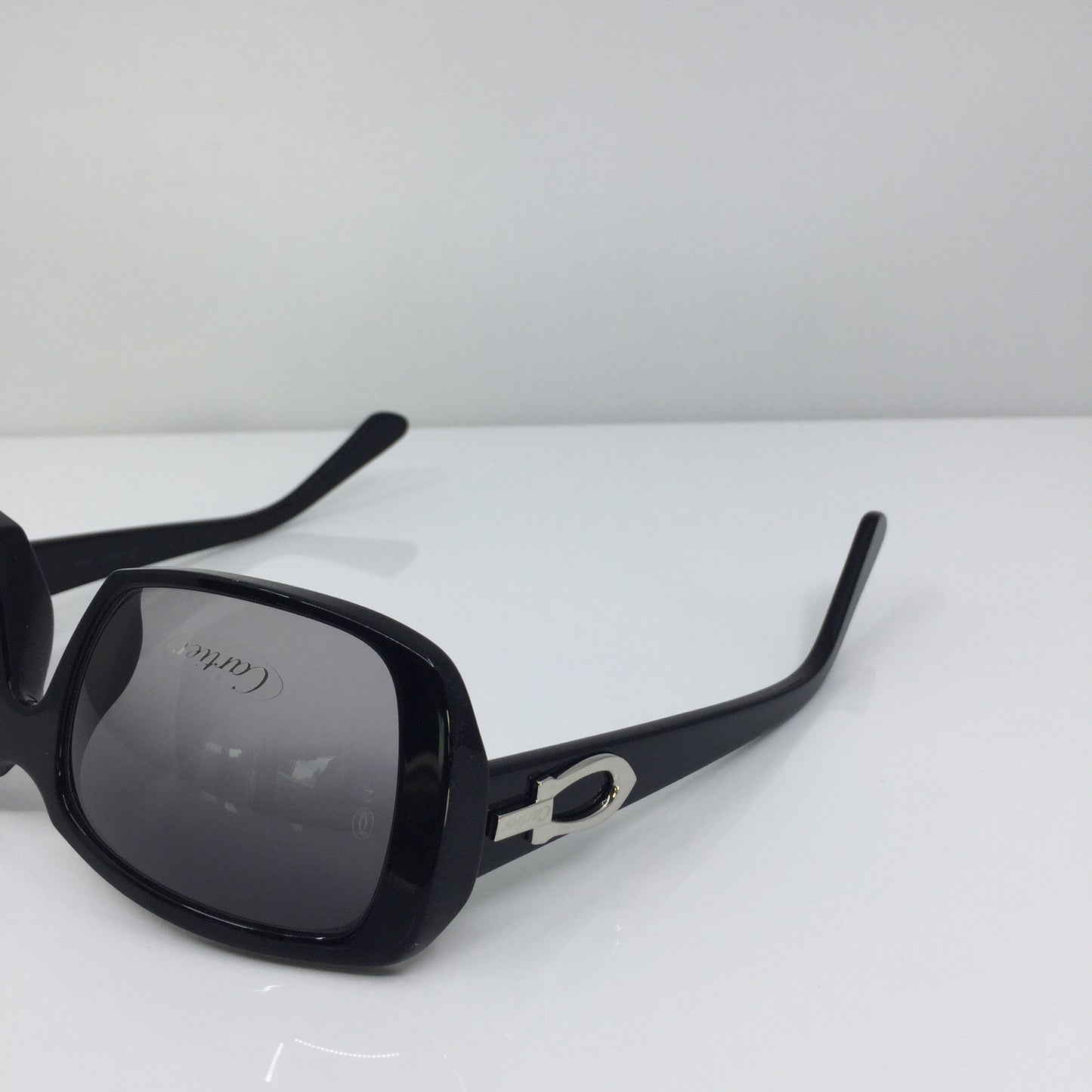 Vintage Cartier T8200608 Black Sunglasses - Super Vision Optical