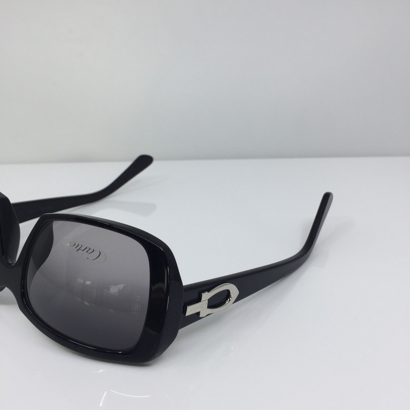 Vintage Cartier T8200608 Black Sunglasses - Super Vision Optical